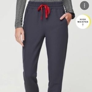 Women's Charcoal Zamora High-Waisted Tall Jogger Scrub Pants